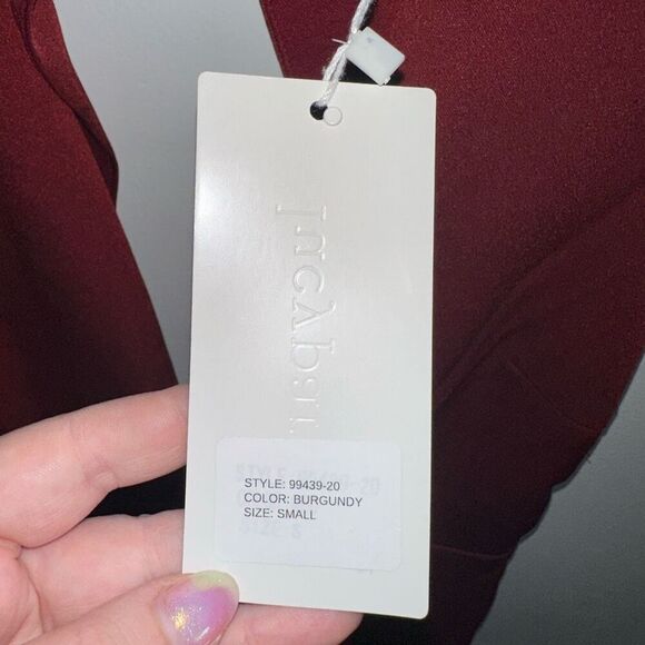 Lucy Paris maroon deep neckline romper - NWT - Picture 10 of 10